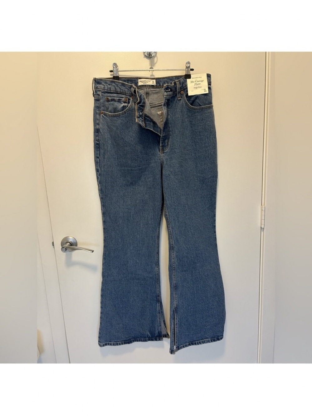 Abercrombie & Fitch Denim Blue Flare Jeans